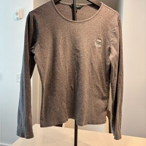 Ralph Lauren Gray Long Sleeve Shirt, Size XL